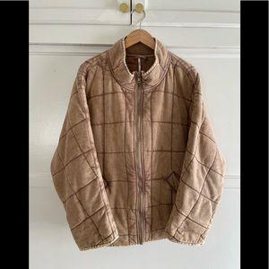 Free People Dolman Quilted Knit Jacket